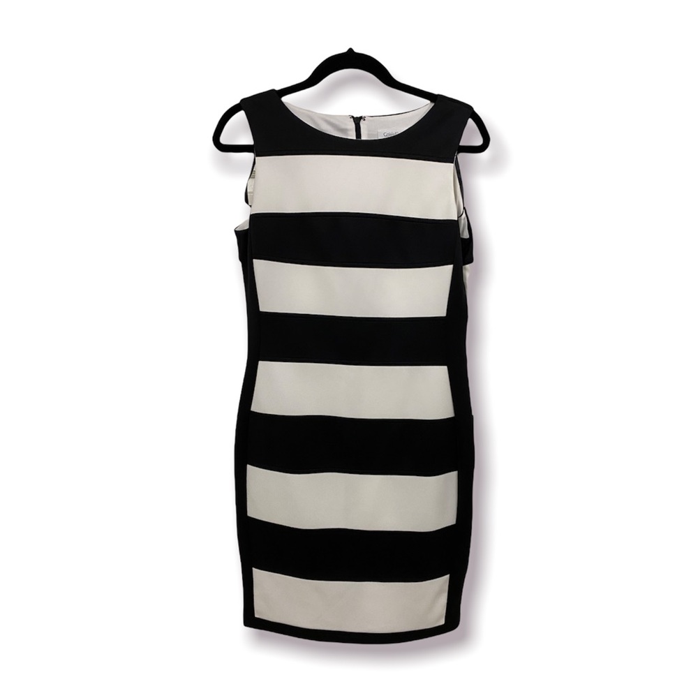 Calvin Klein Black and White Dress